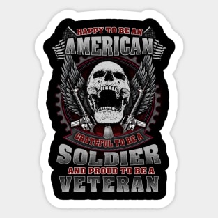 U.S Soldier Veteran military gift patriotic army T-Shirt Sticker